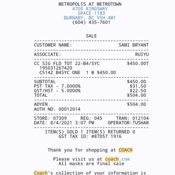 Coach Pride Signature Field Tote - Picture 9 of 9